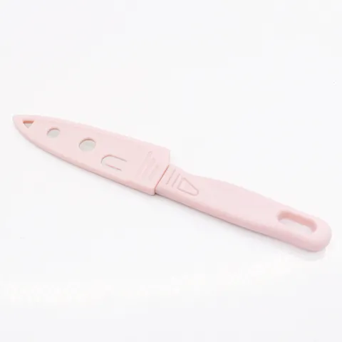 Portable Stainless Steel Fruit Knife With Protective Sheath Kitchen Paring Knife For Outdoor BBQ And Daily Peeling