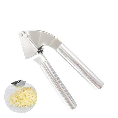 Stainless Steel Garlic Press Kitchen Manual Garlic Mincer Heavy Duty Garlic Crusher