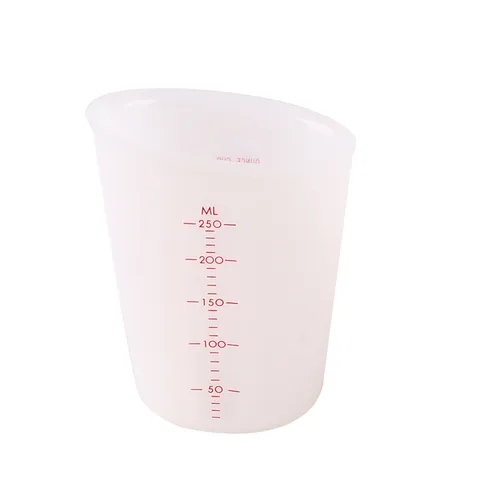 Food Grade Silicone Measuring Cup Transparent Soft Baking Cup With Double Scale Kitchen Baking Measuring Tool