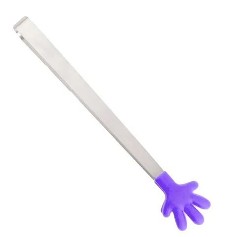 Creative Stainless Steel Mini Food Tongs Cute Heart Silicone Ice Tongs Kitchen Gadgets Sugar Tongs Dessert Clip