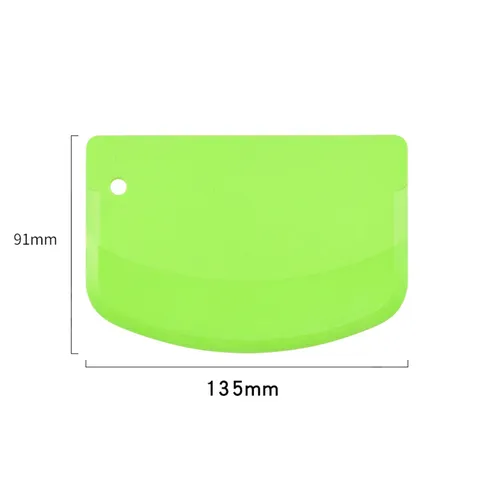 Plastic Dough Scraper Flexible Pastry Cutter Cake Smoothing Tool For Kitchen Baking Accessories Daily Use