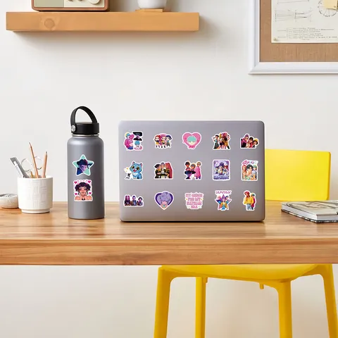 Cute Kpop Anime Cartoon Graffiti Stickers Waterproof PVC Decals Pack For Laptop Water Bottle Luggage Scrapbook