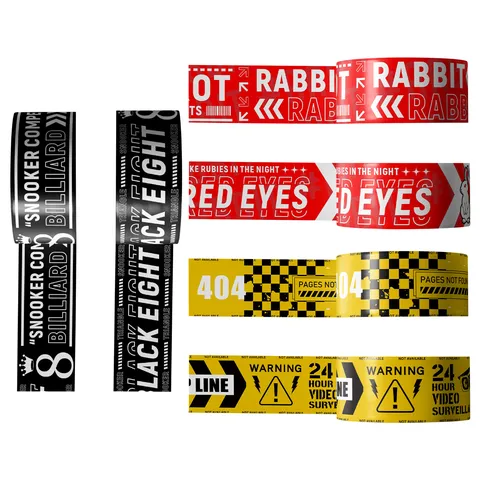 Street Style Waarschuwingstape Stickers Waterdicht PVC Decoratieve Plakband Voor Vissenkom Rand