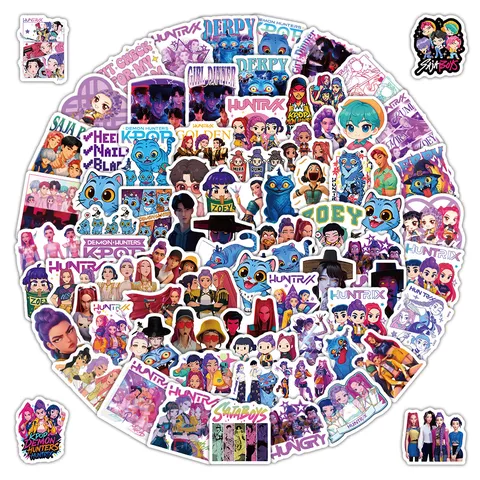Cartoon Anime Graffiti Stickers Waterproof PVC Decals For Water Bottle Laptop Scrapbook Cute DIY Art Craft Decoration