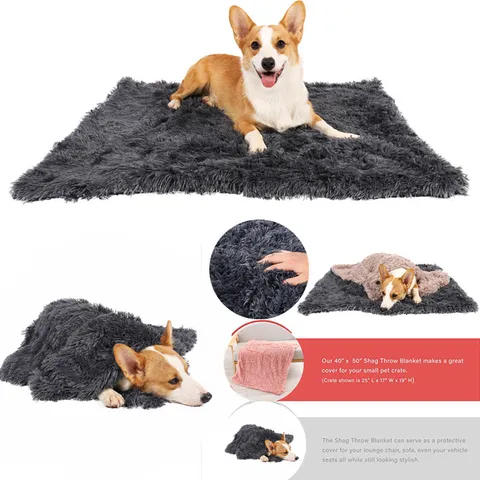 Soft Plush Pet Blanket Warm Thickened Dog Bed Mat For Small Medium Large Dogs And Cats Sleep Comfortable Pet Supplies
