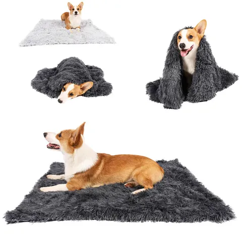 Soft Plush Pet Blanket Warm Thickened Dog Bed Mat For Small Medium Large Dogs And Cats Sleep Comfortable Pet Supplies