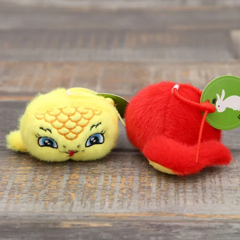 Cute Stuffed Snake Plush Toy Keychain Ugly Cute Animal Pendant Soft Polyester Cartoon Doll Bag Charm Holiday Gift
