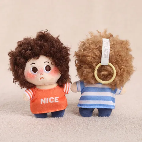 Carino Soffice Afro Star Peluche Giocattolo Bambola Borsa Ciondolo Portachiavi Morbido Bambola Imbottita Personaggio Per Bambini Regali Di Compleanno