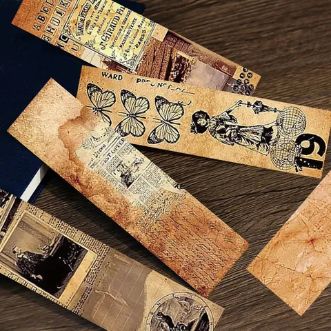 Vintage Vlinder Boekenleggers Papier Leeswijzers High-End Esthetische Kantoorartikelen Set Voor Studenten Dagboek DIY Handwerk