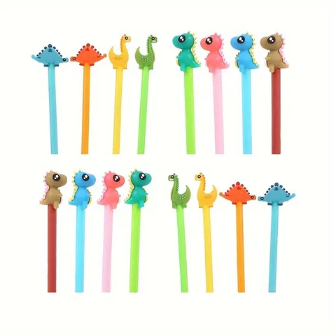 Cute Dinosaur Gel Pen Creative Cartoon Writing Pen Student Signature Stationery Supplies School Office Writing Tool