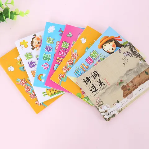 Kinder Lesen Sparbuch Cartoon Kreative Schreibwaren Süßes Notizbuch Kindergarten Schüler Belohnung Geschenk Heft