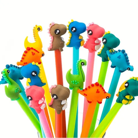 Cute Dinosaur Gel Pen Creative Cartoon Writing Pen Student Signature Stationery Supplies School Office Writing Tool