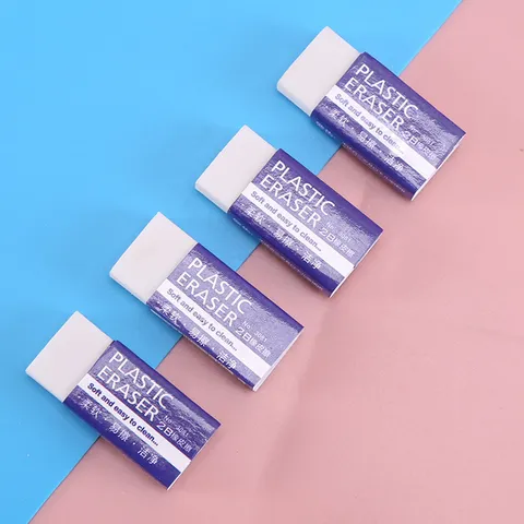 2B Plastic Eraser Soft And Easy To Clean Student Stationery School And Office Supplies For Art Drawing And Writing