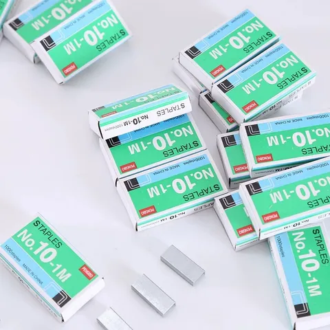 Petites Agrafes en Métal pour la Reliure de Documents de Bureau et d'École Fournitures de Papeterie Classiques Agrafes de Rechange
