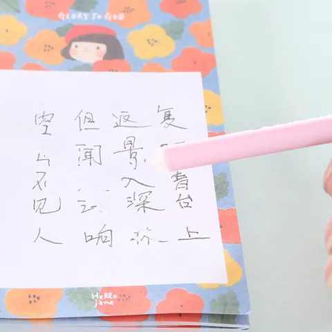 Erasable Gel Pens Cute Cartoon Writing Pens Black Blue Ink Neutral Pens Student Stationery Office Supplies