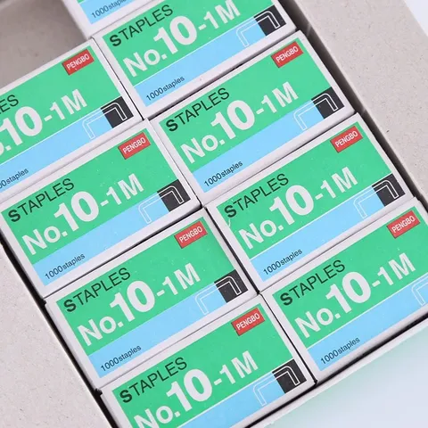 Petites Agrafes en Métal pour la Reliure de Documents de Bureau et d'École Fournitures de Papeterie Classiques Agrafes de Rechange
