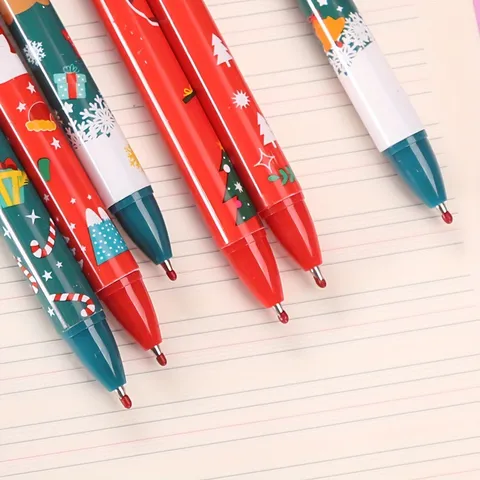 Natale Carino Premi Penna Gel Studente Cancelleria Scrittura Penna Ufficio Firma Penna Regalo Di Vacanza