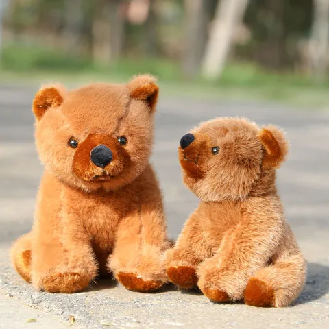 Peluche di Orso Polare Orso Nero Orso Marrone Simulazione Animale Selvatico Bambola Morbido Cuscino per Dormire Regalo per Bambini