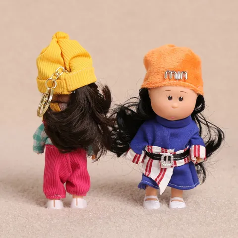Spanish Style Cute Mini Dress Up Doll Figurine Plush Toy Collectible Character Doll With Outfit Accessories For Gift