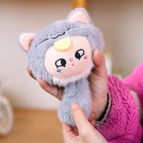 Carino Cartone Animato Elfo Gnocchi Peluche Giocattolo Portachiavi Morbido Animale Bambola Di Peluche Ciondolo Borsa Giocattolo Scoppiettante Kawaii Regalo