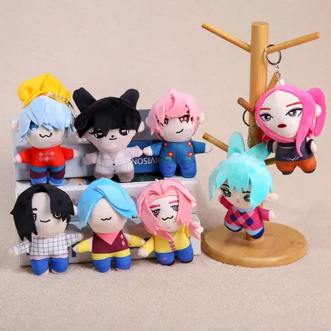 Cute Cartoon Anime Plush Pendant Stuffed Doll Keychain Soft Toy Bag Hanging Ornament Fan Merchandise Gift
