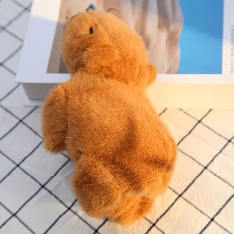 Cute Capybara Plush Toy Slap Bracelet Stuffed Animal Doll Soft Cartoon Toy Gift