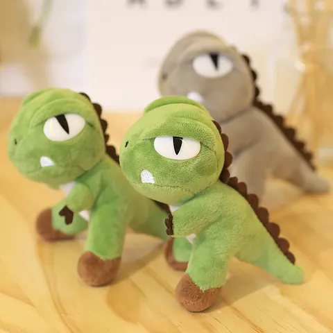 Creative Standing Dinosaur Plush Toy Mini Stuffed Animal Doll Cute Desktop Ornament Soft Toy