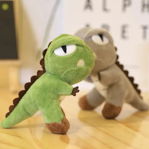 Creative Standing Dinosaur Plush Toy Mini Stuffed Animal Doll Cute Desktop Ornament Soft Toy