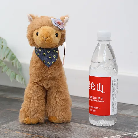 Carino Simulazione Alpaca Peluche Animale Imbottito Bambola Morbido Cuscino