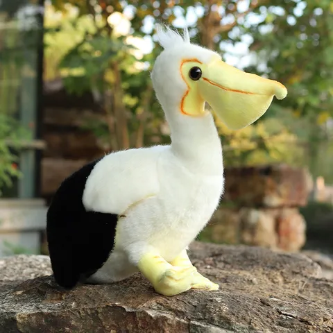 Simulation Bird Plush Toy Bald Eagle Pelican Vulture Stork Owl Stuffed Animal Soft Doll Home Decor Toy