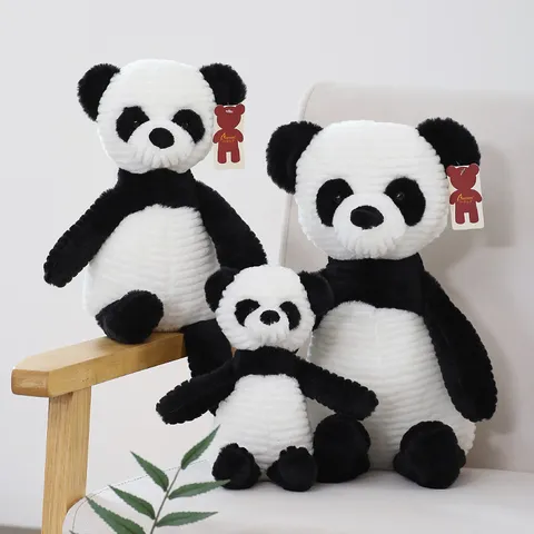 Cute Striped Animal Plush Toy Soft Stuffed Cute Bear Elephant Dinosaur Rabbit Frog Panda Pillow Doll Kids Gift