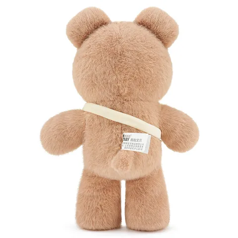 Cute Standing Bear Plush Toy Cartoon Animal Stuffed Doll Soft Pillow Huggable Companion For Children Holiday Gift