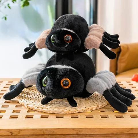 Niedliche Große Augen Spinne Plüschtier Stofftier Puppe Lustige Cartoon Spinnenfigur Weiches Kissen Für Heimdeko Geschenk