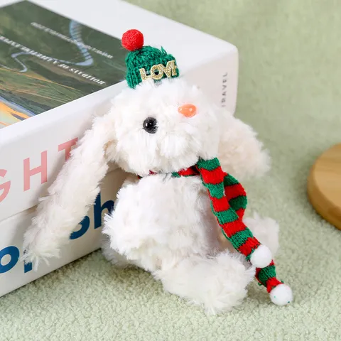 Süßes Langohr Hase Plüschtier Kuscheltier Puppe Auto Schlüsselanhänger Taschenanhänger