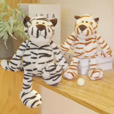 Süßer Gestreifter Tiger Plüschtier Kuscheltier Weiches Kissen Puppe Geschenk