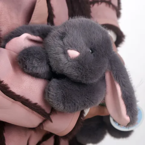 Cute Long Ear Bunny Plush Toy Stuffed Animal Soft Fluffy Rabbit Doll Kids Companion Toy Birthday Gift
