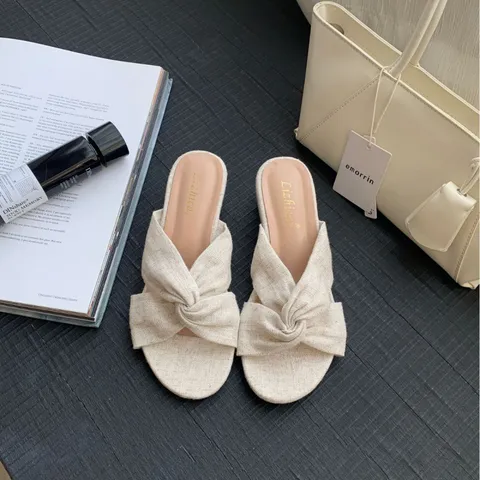 Sandales Compensées pour Femmes Bride Croisée Française Bout Ouvert Casual Été Extérieur Plage Mode Quotidien Chaussures