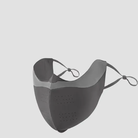 Sommer UV Schutz Eisseide Gesichtsmaske Atmungsaktive Augenecken Schutzmaske Mit Reflektierendem Streifen Outdoor Sonnenmaske