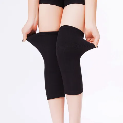 Rodilleras Térmicas Espesadas Forradas de Forro Polar Calentadores de Piernas Largos Para Hombres Mujeres Deportes al Aire Libre Ciclismo Protección Contra el Frío