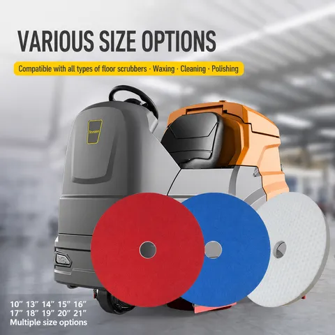 Floor Scrubber Scouring Pad Nano Sponge Disc Polyester Abrasive Pad Universal Floor Machine Cleaning Disc Cleaning Tool