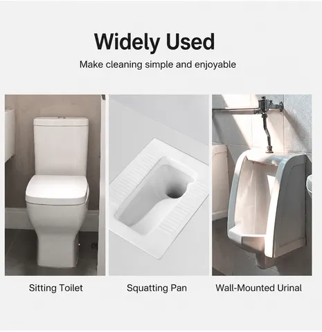 Disposable Toilet Brush Heads Replacement Refills Sponge Cleaning Pads Multi Shape Bathroom Toilet Cleaning Accessories