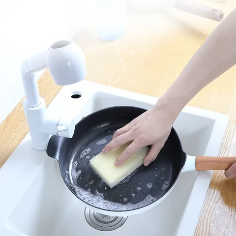 Kitchen Sponge Scrubber Multi-Layer Composite Dish Washing Sponge Cleaning Pad For Pot And Bowl Daily Household Use