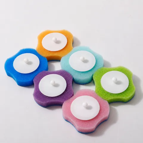 Disposable Toilet Brush Replacement Head Bathroom Cleaning Sponge Pad