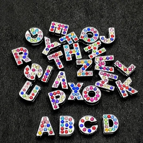 Breloques Lettres Nœud Papillon en Alliage Huile Égouttée Strass Émail Accessoires Bijoux DIY pour Bracelet Chaîne Téléphone