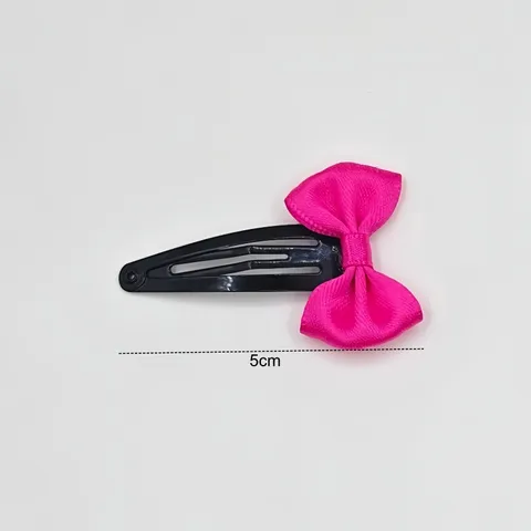 Handmade Satin Ribbon Bow Hair Clips For Girls Sweet Princess Metal BB Clips Boutique Sweet Hair Accessories Headwear Jewelry