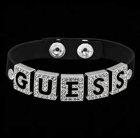 Perles Charms Alphabet Lettres Pavées de Strass en Alliage Carré Accessoires de Fabrication de Bijoux DIY Pour Bracelet Collier