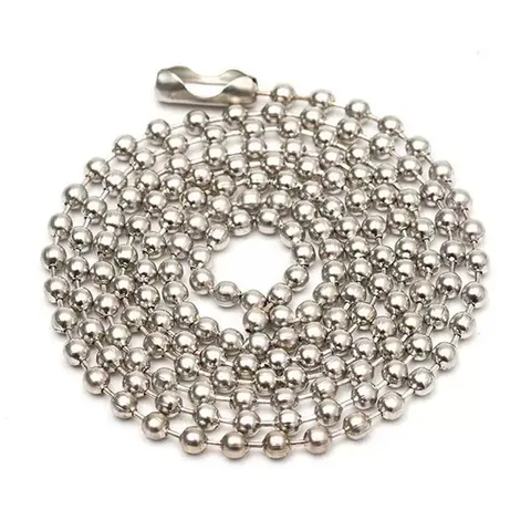 Legering Kogelketting Ketting DIY Sieraden Accessoires Goud En Zilver Trui Ketting Kralen Ketting Voor Ambacht