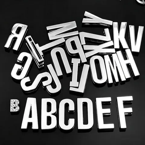 Couleur Or Alliage Lettre Curseur Charme DIY Alphabet Perle Pour Bracelet Collier Ceinture Accessoires De Fabrication De Bijoux