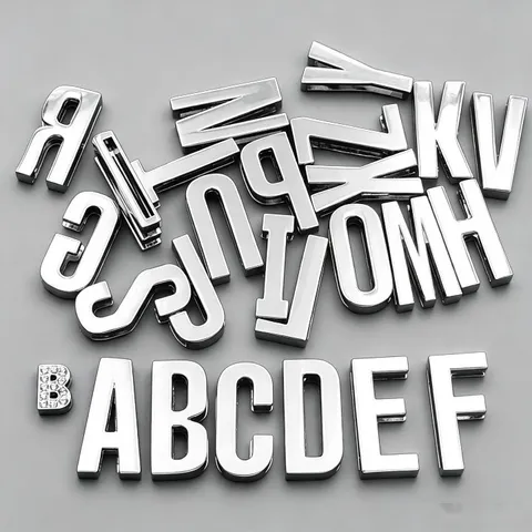 Couleur Or Alliage Lettre Curseur Charme DIY Alphabet Perle Pour Bracelet Collier Ceinture Accessoires De Fabrication De Bijoux