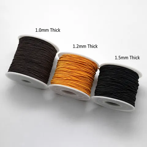 Corde Élastique DIY Fil de Perlage Corde Extensible pour Fabrication de Bracelet Collier Cordon de Bijoux Artisanal